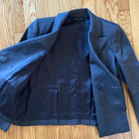 Marc Jacob’s EUC Linen Fully Lined Double Breasted Jacket - Picture 5 of 16